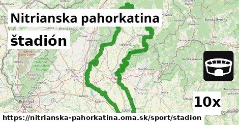 štadión, Nitrianska pahorkatina