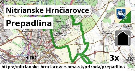 prepadlina v Nitrianske Hrnčiarovce