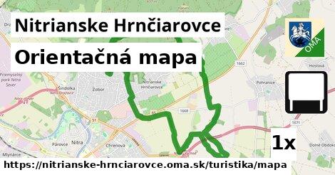 Orientačná mapa, Nitrianske Hrnčiarovce