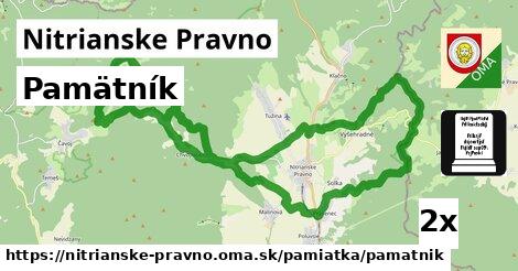 Pamätník, Nitrianske Pravno