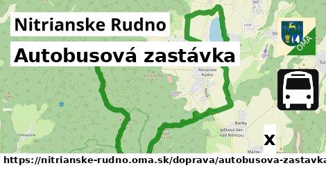 Autobusová zastávka, Nitrianske Rudno