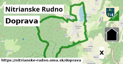 doprava v Nitrianske Rudno