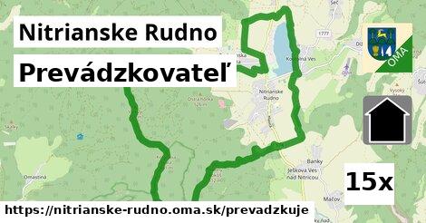 prevádzkovateľ v Nitrianske Rudno