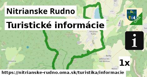 Turistické informácie, Nitrianske Rudno