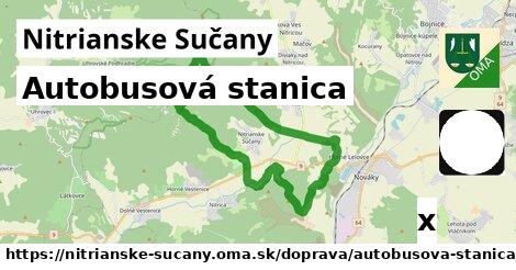 Autobusová stanica, Nitrianske Sučany