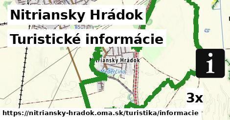 Turistické informácie, Nitriansky Hrádok