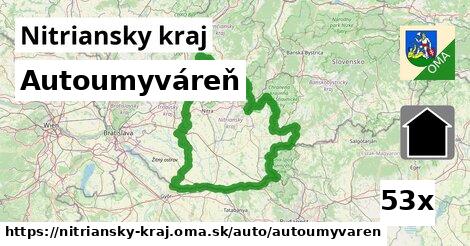 Autoumyváreň, Nitriansky kraj