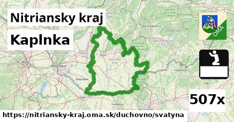 Kaplnka, Nitriansky kraj