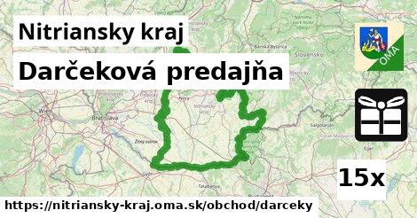 Darčeková predajňa, Nitriansky kraj