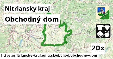 Obchodný dom, Nitriansky kraj