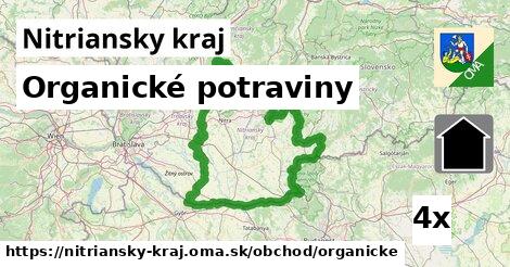 Organické potraviny, Nitriansky kraj