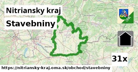 Stavebniny, Nitriansky kraj