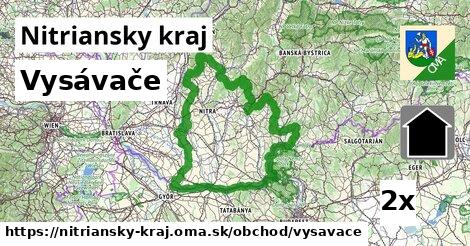 Vysávače, Nitriansky kraj