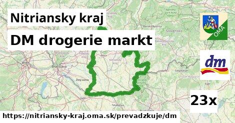 DM drogerie markt, Nitriansky kraj