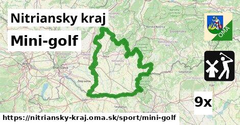 Mini-golf, Nitriansky kraj