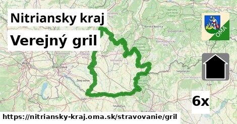 Verejný gril, Nitriansky kraj