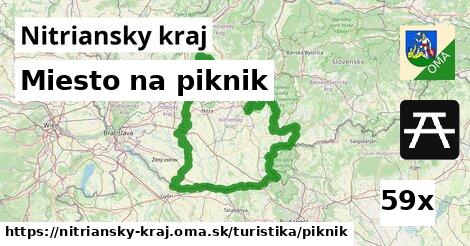 Miesto na piknik, Nitriansky kraj