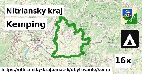 Kemping, Nitriansky kraj