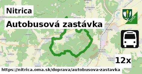 Autobusová zastávka, Nitrica