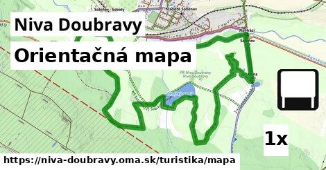 Orientačná mapa, Niva Doubravy