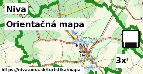 Orientačná mapa, Niva