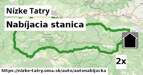 nabíjacia stanica v Nízke Tatry