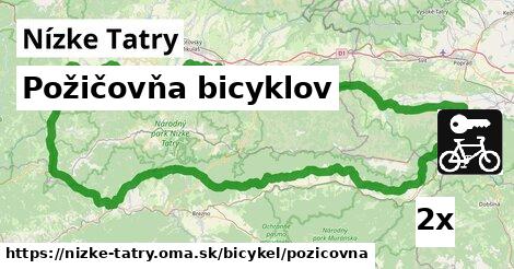 Požičovňa bicyklov, Nízke Tatry