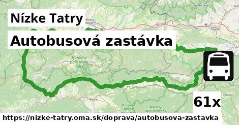 Autobusová zastávka, Nízke Tatry