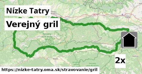 Verejný gril, Nízke Tatry