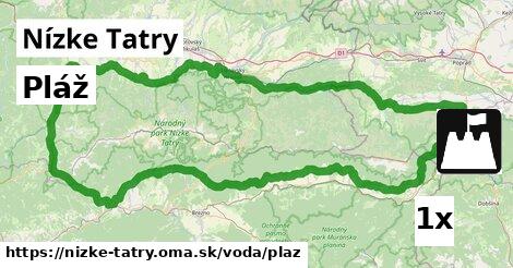 Pláž, Nízke Tatry