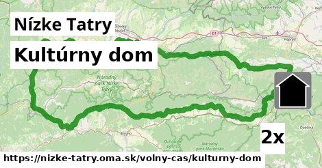 Kultúrny dom, Nízke Tatry