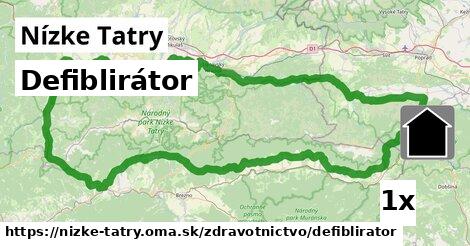 defiblirátor v Nízke Tatry