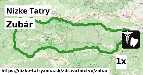 zubár v Nízke Tatry