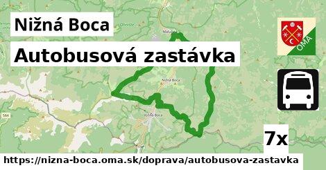 Autobusová zastávka, Nižná Boca