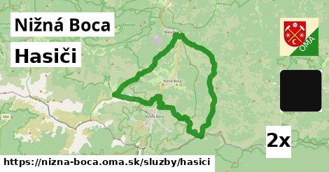 hasiči v Nižná Boca