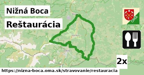 Reštaurácia, Nižná Boca