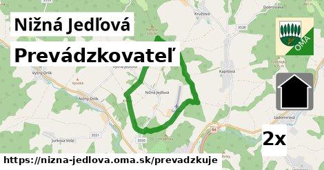 prevádzkovateľ v Nižná Jedľová