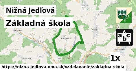 Základná škola, Nižná Jedľová