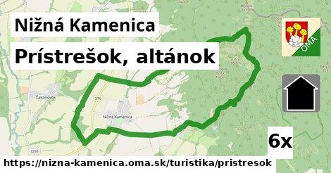 Prístrešok, altánok, Nižná Kamenica