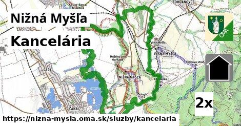 Kancelária, Nižná Myšľa