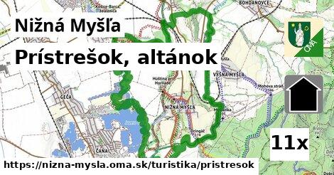 Prístrešok, altánok, Nižná Myšľa