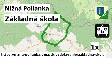 Základná škola, Nižná Polianka