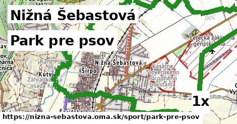 Park pre psov, Nižná Šebastová