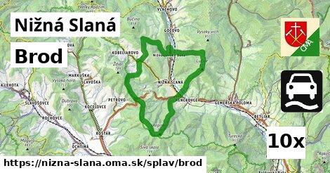 Brod, Nižná Slaná