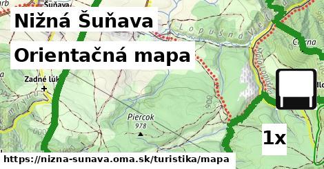 Orientačná mapa, Nižná Šuňava