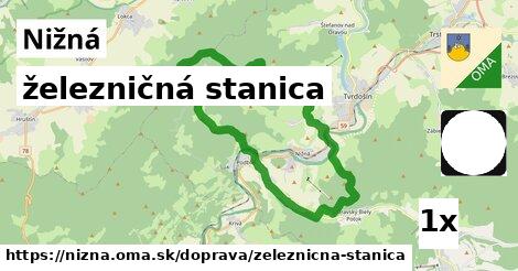 železničná stanica, Nižná