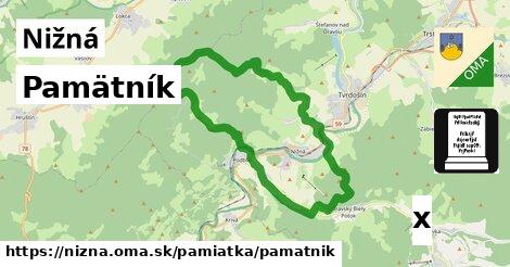 Pamätník, Nižná