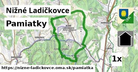 pamiatky v Nižné Ladičkovce