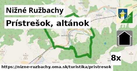 Prístrešok, altánok, Nižné Ružbachy