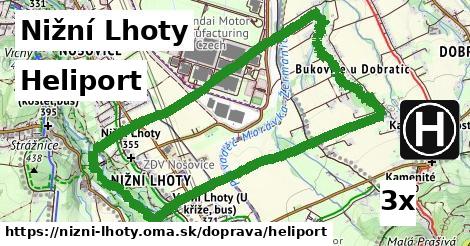 heliport v Nižní Lhoty